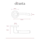 Deanta Hera Satin Nickel Chrome Handle