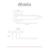 Deanta Invictus Matt Satin Black Handle