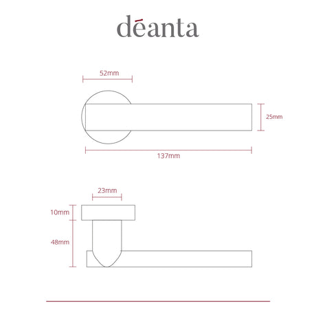 Deanta Olympia Matt Antique Brass Handle