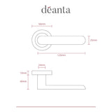 Deanta Parga Polished Chrome Handle