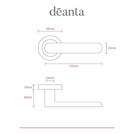 Deanta Parga Polished Chrome Handle