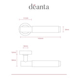 Deanta Sparta Dark Rose Gold Handle