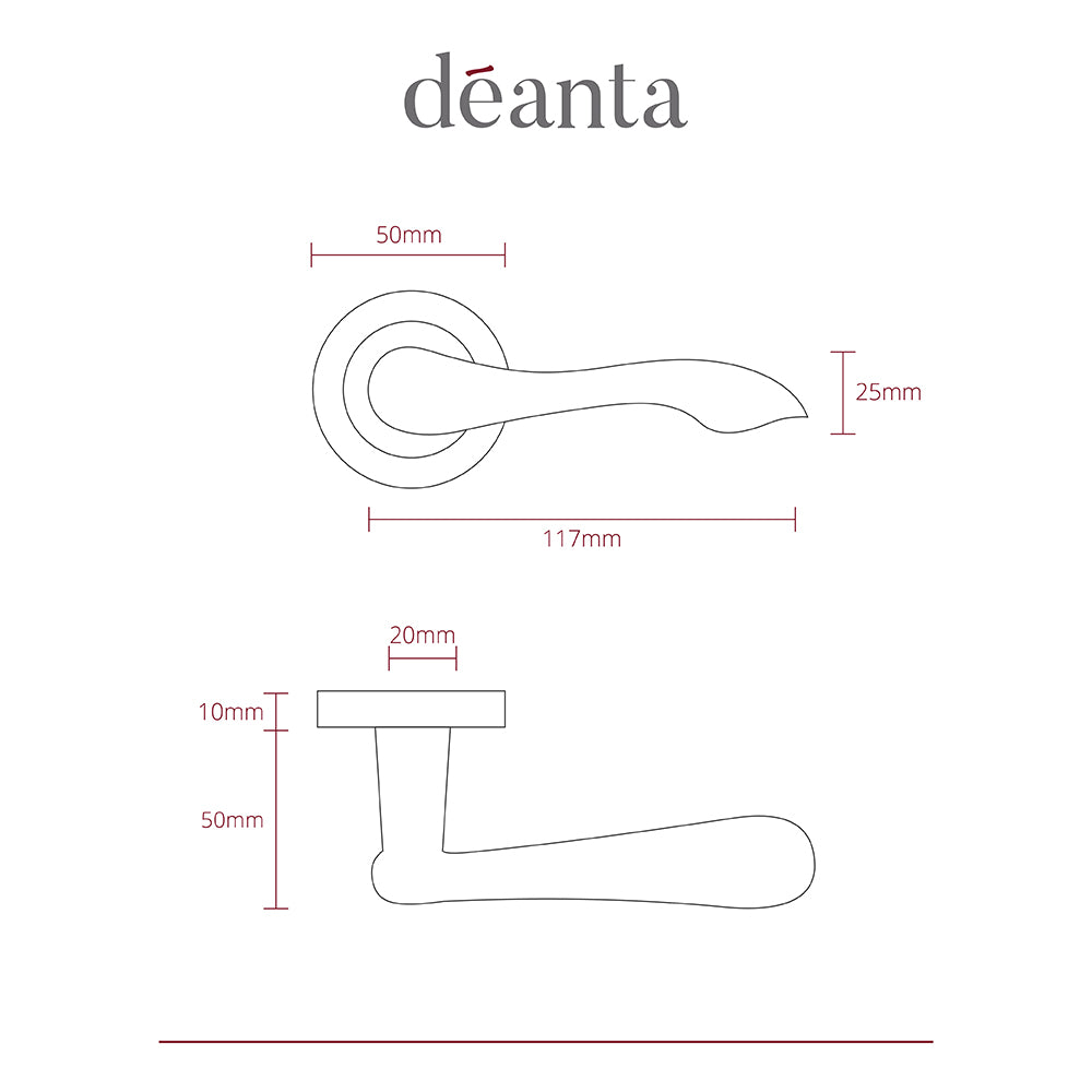 Deanta Veritas Polished Chrome Handle