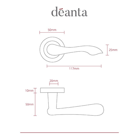 Deanta Veritas Polished Chrome Handle