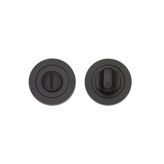 Deanta Thumbturn Set Matt Black