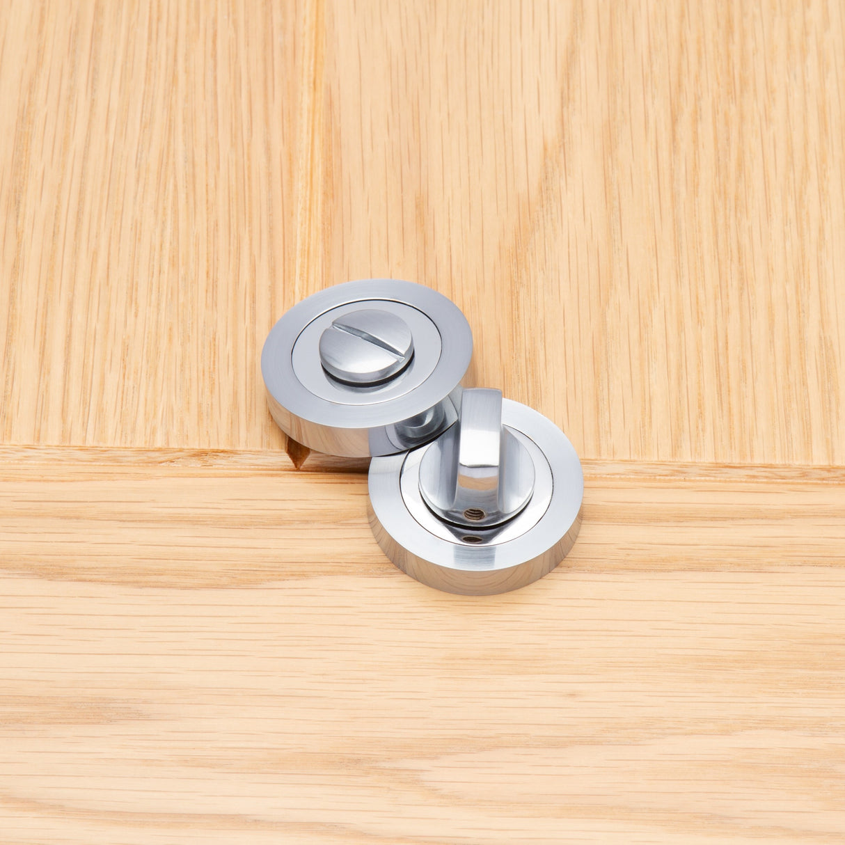 Deanta Thumbturn Set Matt Polished Chrome