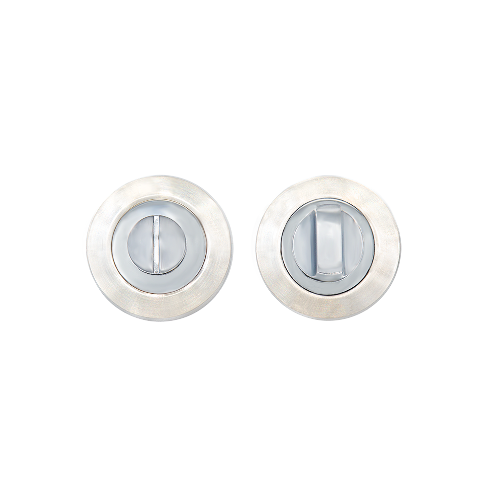 Deanta Thumbturn Set Satin Nickel Chrome