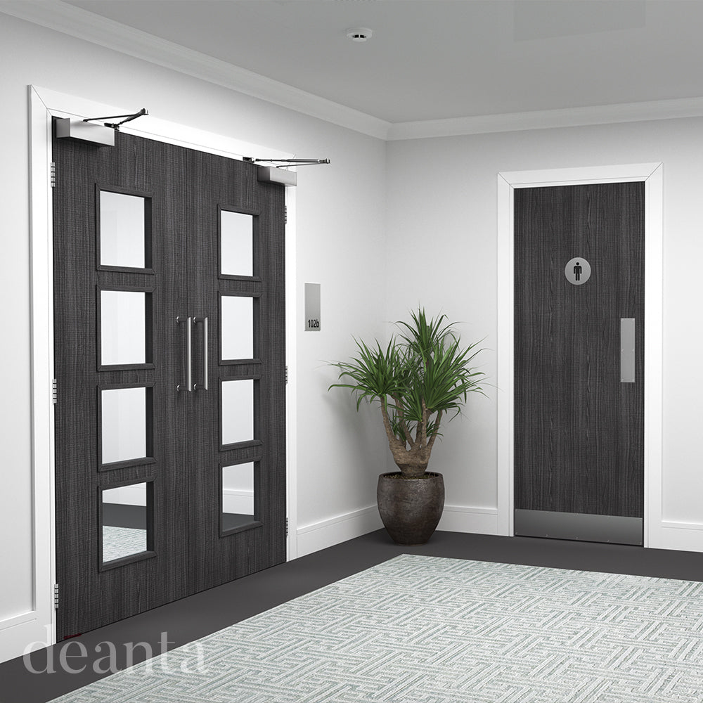 Deanta Flush Dark Grey Ash 6mm Lipping FSC