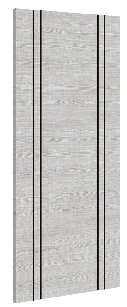 Deanta Flush Light Grey Ash Vertical Inlay 6mm Lipping FSC