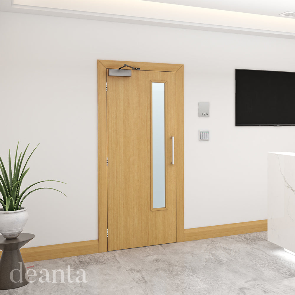 Deanta Flush Prefinished Oak FD60 6mm Lipping FSC