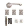 Deanta Fortuna Bathroom Kit Satin Finish Finish