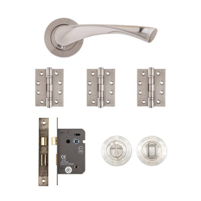 Deanta Fortuna Bathroom Kit Satin Finish Finish