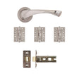 Deanta Fortuna Latch Kit Satin Finish Finish