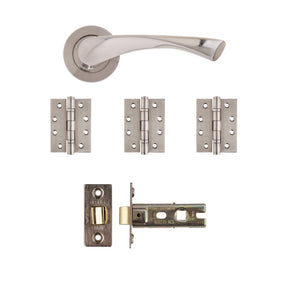 Deanta Fortuna Latch Kit Satin Finish Finish