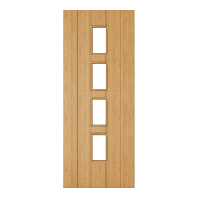 Deanta Galway Unfinished Oak Glazed FD30 FSC