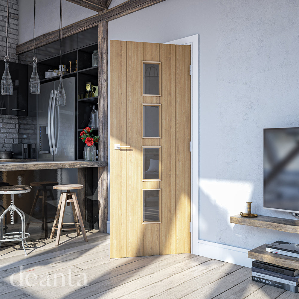 Deanta Galway Unfinished Oak Glazed FSC