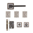 Deanta Hadrian Bathroom Kit Matt Satin Black Finish