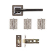Deanta Hadrian Latch Kit Matt Satin Black Finish