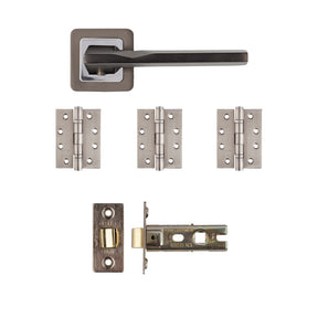 Deanta Hadrian Latch Kit Matt Satin Black Finish