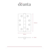 Deanta Stainless Steel BSEN1935 Grade13 Hinges