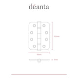 Deanta Stainless Steel BSEN1935 Grade13 Hinges