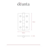 Deanta Mild Steel BSEN1935 Grade7 Hinges