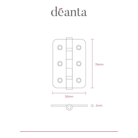 Deanta Mild Steel BSEN1935 Grade7 Hinges