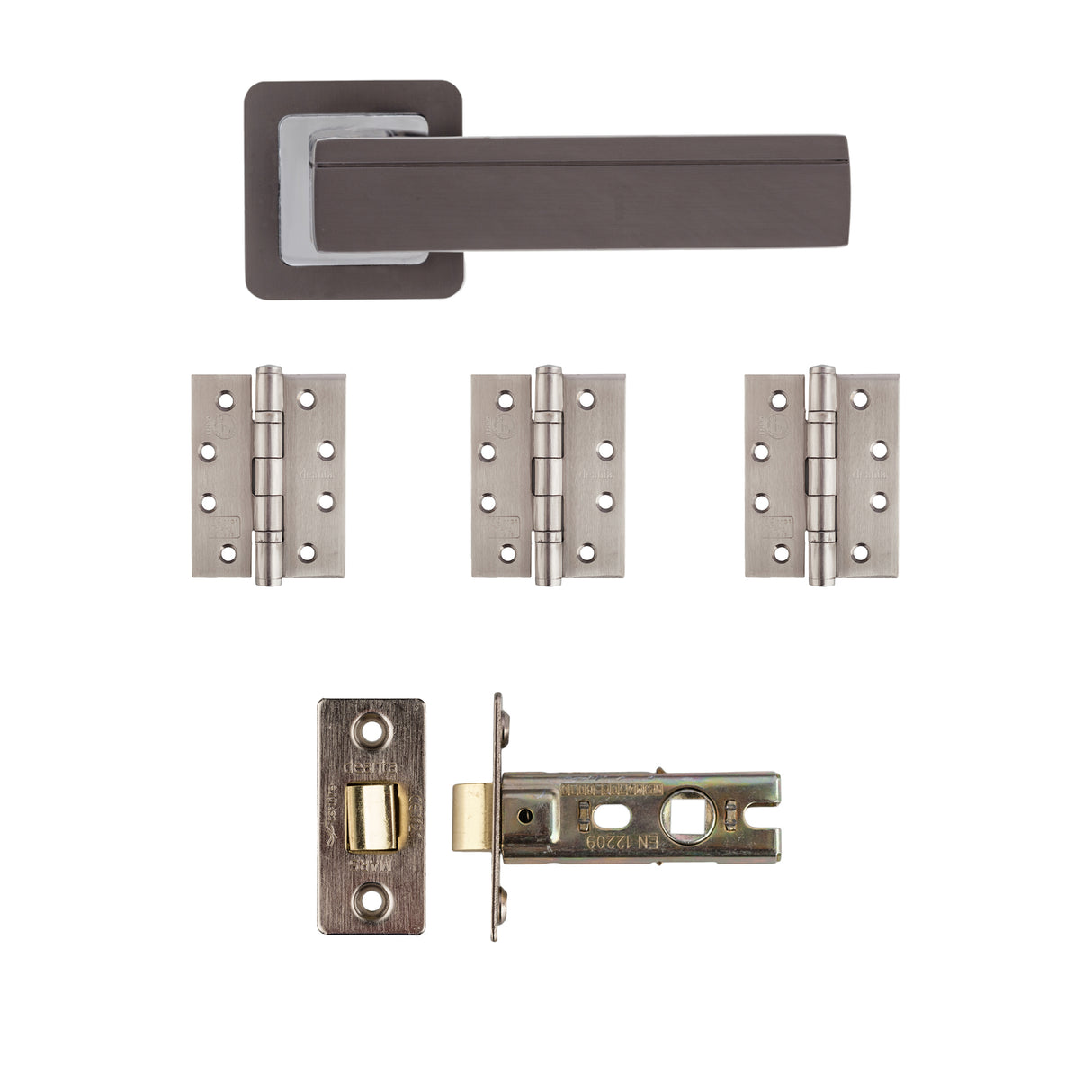 Deanta Invictus Latch Kit Matt Satin Black Finish