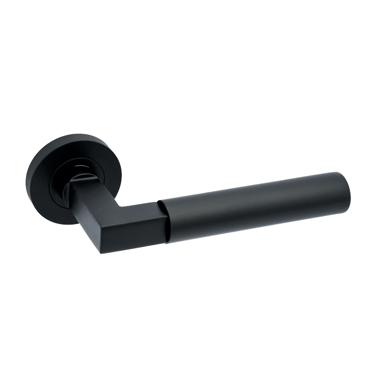 Verona Privacy Matt Black Handle Pack