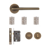 Deanta Ithaca Bathroom Kit Matt Antique Brass