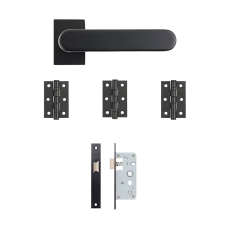 Deanta Juno Urban Latch Kit | 76x50x2mm Hinges