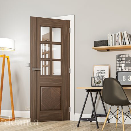 Deanta Kensington Prefinished Walnut Bevelled Glaze FSC