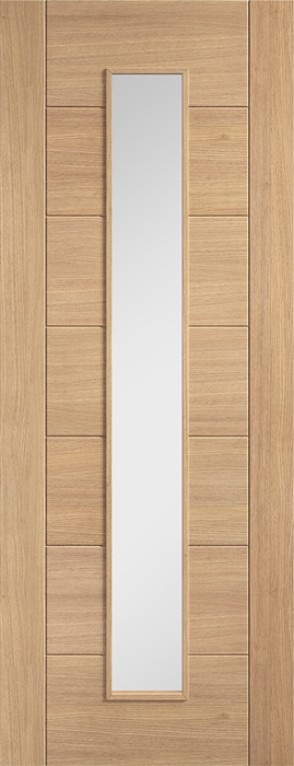 Carini Long Light Pre-finished Oak Doors