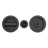 Deanta Pocket Door Round Bathroom Lock