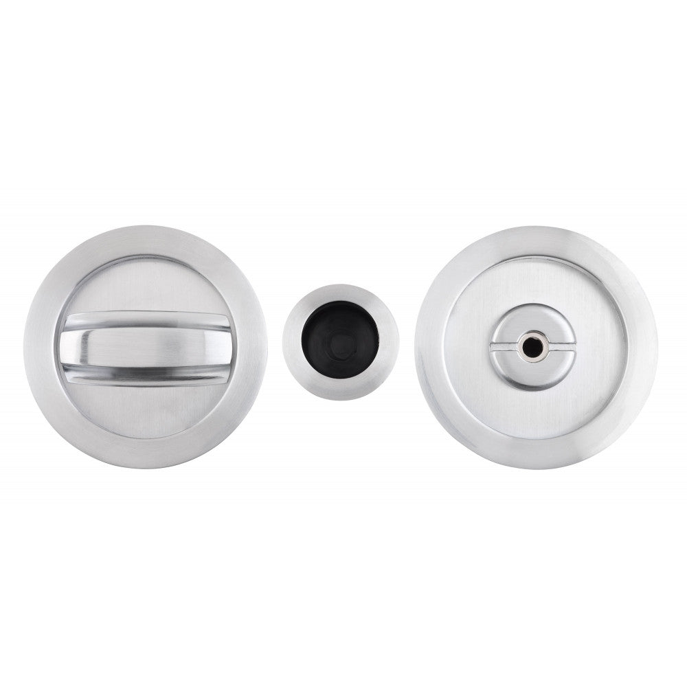 Deanta Pocket Door Round Bathroom Lock