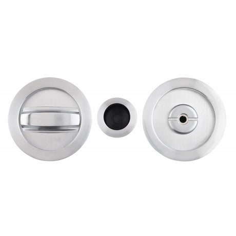Deanta Pocket Door Round Bathroom Lock