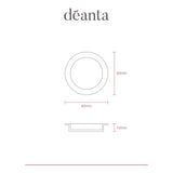 Deanta Pocket Door Round Handle