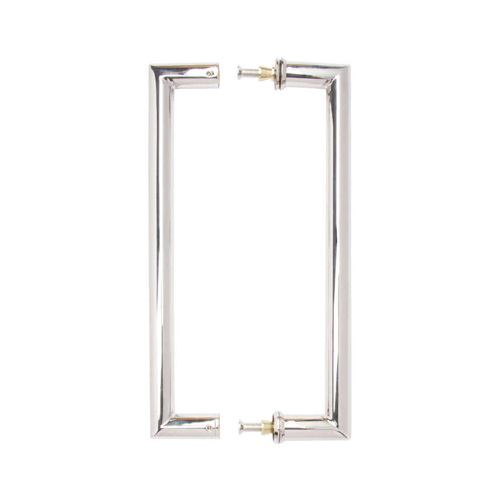 Deanta Mitred Pull Handle Polished Steel 22mmØ