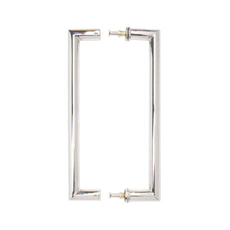 Deanta Mitred Pull Handle Polished Steel 22mmØ