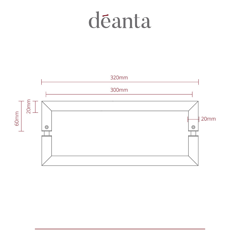 Deanta Urban Pull Handle Matt Black