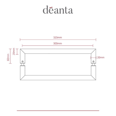 Deanta Urban Pull Handle Matt Black