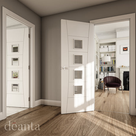 Deanta Pamplona White Primed Glazed FSC
