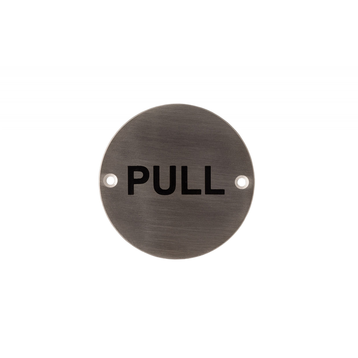 Deanta 3" Round Steel Pull Sign