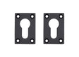 Deanta Slim Escutcheon (Pair) Matt Black
