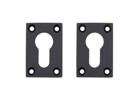 Deanta Slim Escutcheon (Pair) Matt Black