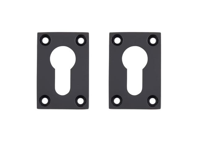 Deanta Slim Escutcheon (Pair) Matt Black