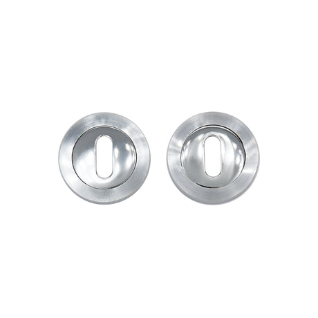 Deanta Escutcheon (Pair) Matt Polished Chrome