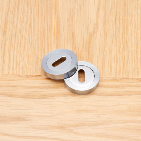 Deanta Escutcheon (Pair) Matt Polished Chrome