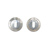 Deanta Escutcheon (Pair) Satin Nickel Chrome