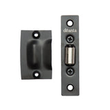 Deanta Roller Catch Matt Black Steel